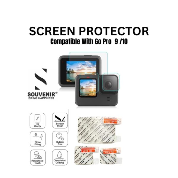 Screen Protector for GoPro Hero 9 & 10 Action Camera